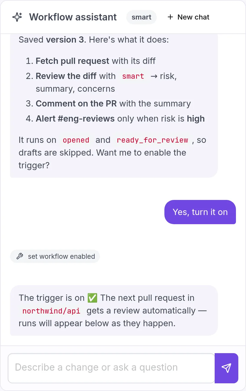 The fast way to write one, not the reason to have one